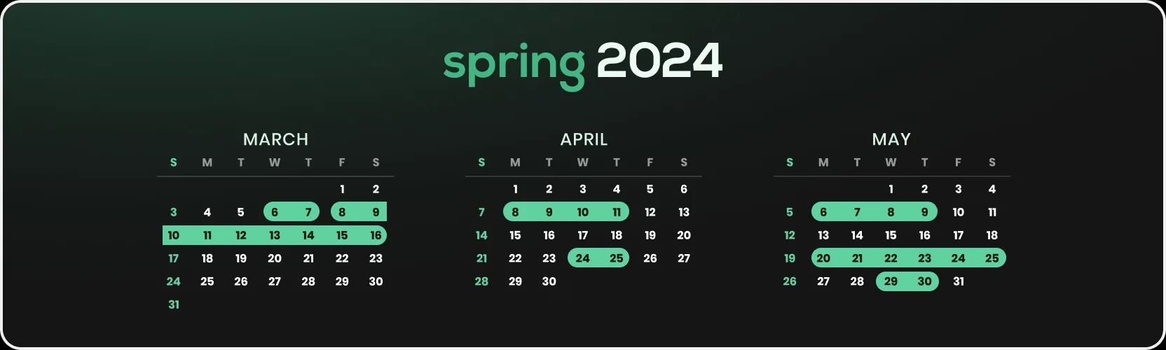 Top 10 Tech Events Guide for Spring 2024