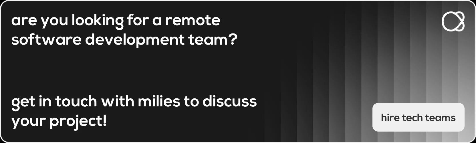 Looking for remote software development team?