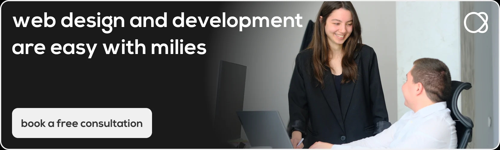 Web design and development services with Milies